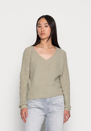 Vero Moda - VMFIORELLA EMB LS O-NECK SHORT PULL BOO Size M