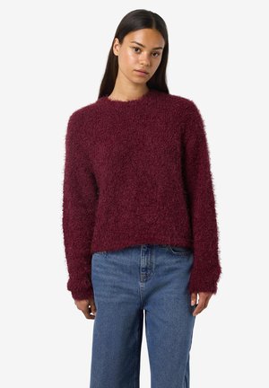Noisy May NMSASSY O-NECK NOOS - Trui - windsor wine