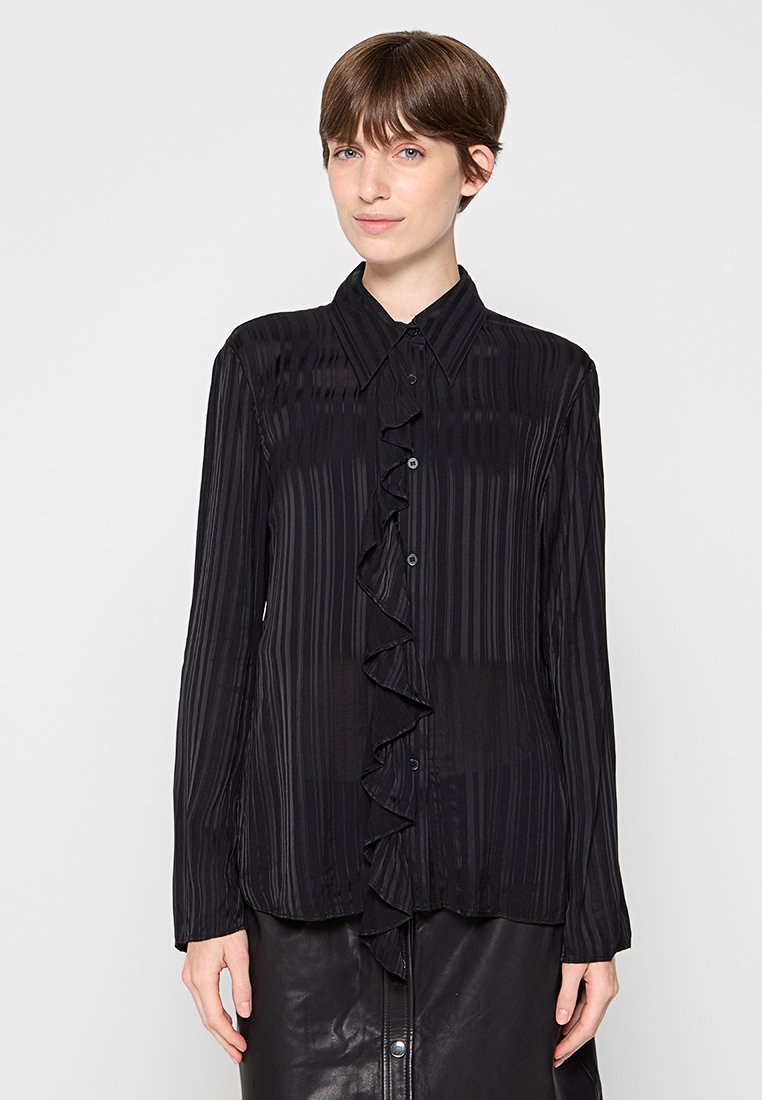 & Other Stories Overhemdblouse zwart