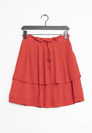 Pleated skirt - red