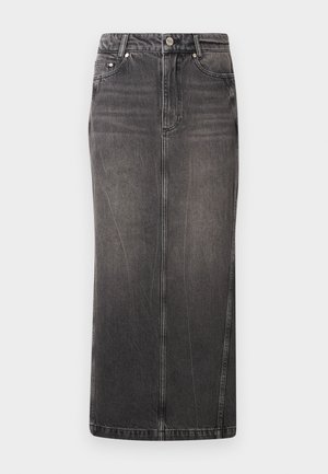 DIAMOND SKIRT - Suknja od trapera - black vein