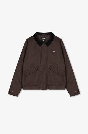 Kaotiko JACKET ELLIOTT UNISEX - Chaqueta fina - brown/black