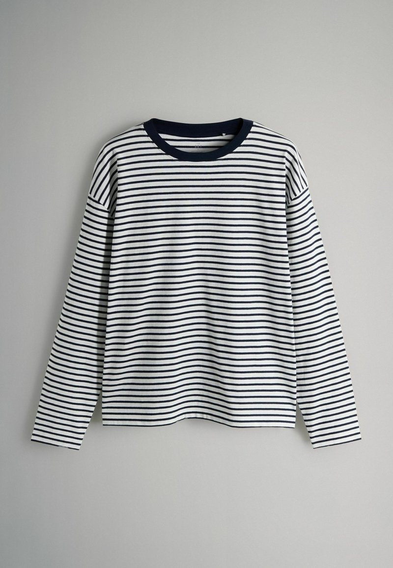 Lot De 4 T-Shirts Femme à Manches Longues Contrastantes - Côtelé - The Set - Essentiels De Garde-robe