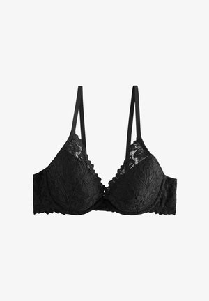 Next, PUSH UP PADDED PLUNGE FIT - LACE ULTIMATE COMFORT BRA - Push-up-bh'er - black