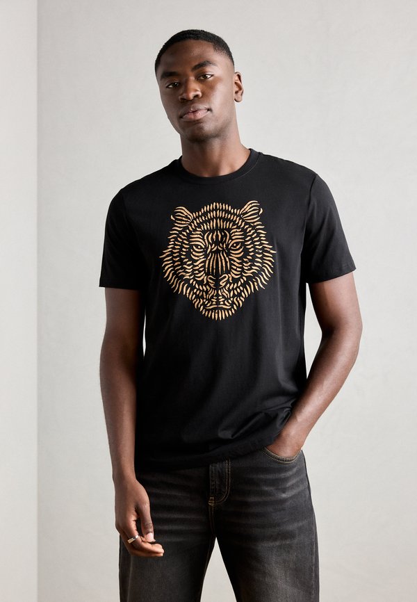 REGULAR FIT WITH TIGER PRINT - Print T-shirt