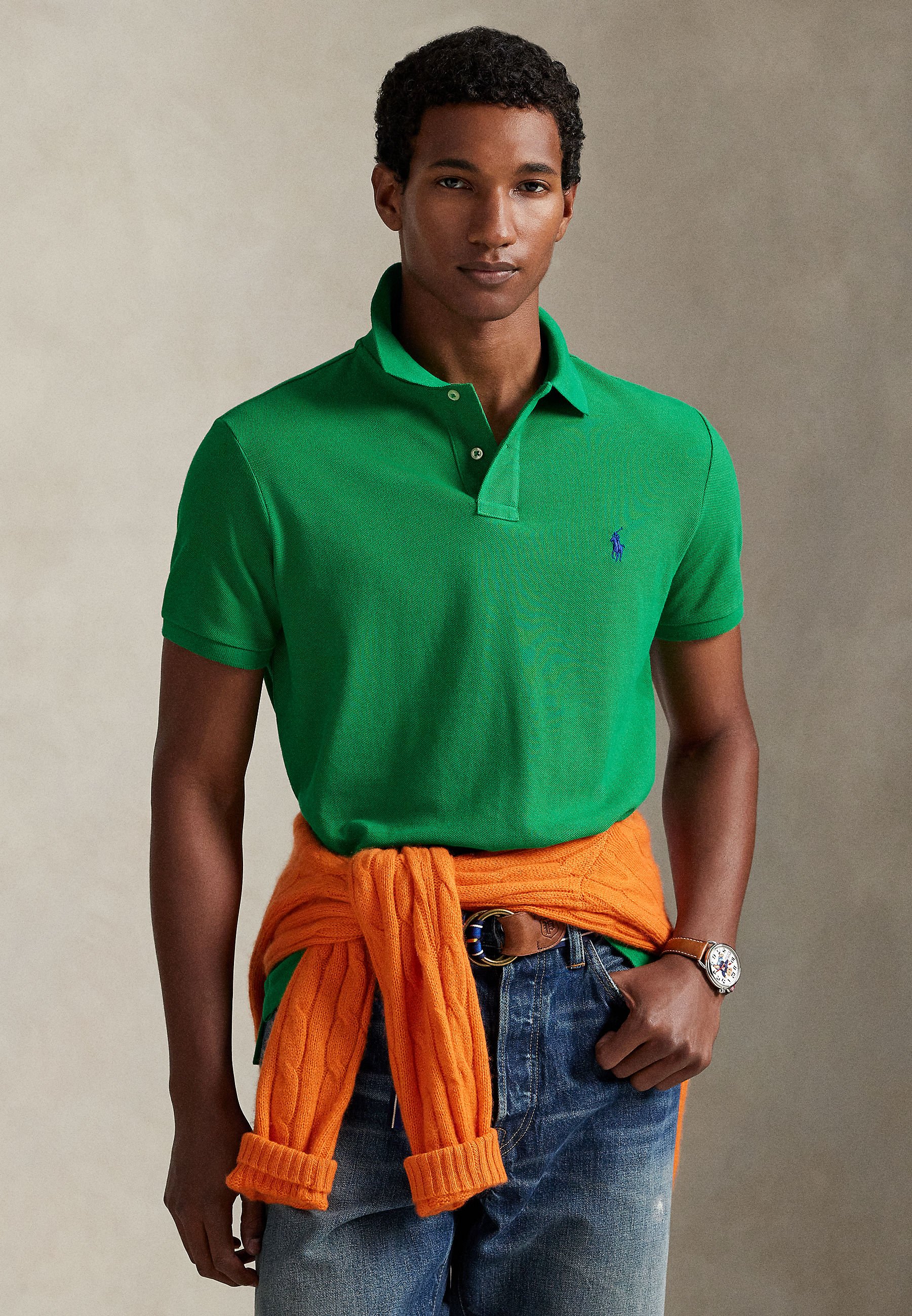 Polo Ralph Lauren THE ICONIC MESH POLO SHIRT - Polo - billiard