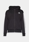 Zip-up sweatshirt - black/white