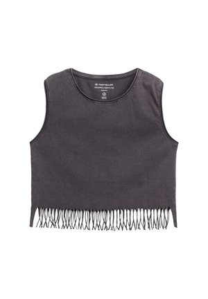 MIT FRANSEN - Top - coal grey