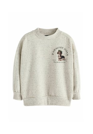 Next, REGULAR FIT - SWEATSHIRT - Pusa - light grey dog graphic