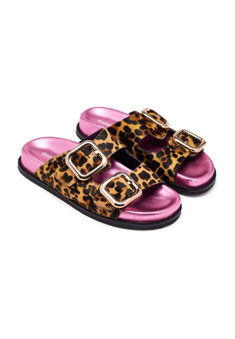 Sandali GIOSEPPO Mieval Per Bambine | Pelle Color Nude Con Strass, Suola Gomma, Chiusura A Strappo, LWG