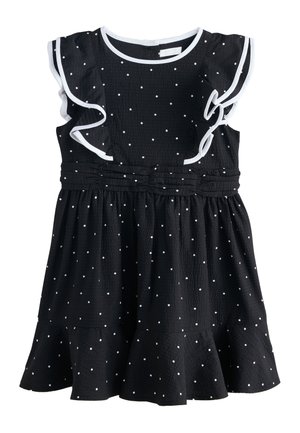 Next REGULAR FIT - RUFFLE SLEEVE OCCASION DRESS . - Denné šaty - black spot