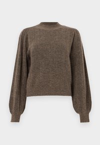 ONLFIRENZE HIGHNECK  - Strikkegenser - toasted coconut