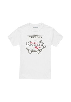 DC COMICS - SUPERMAN, SUPERNATURAL PIG N POKE - Print T-shirt - white
