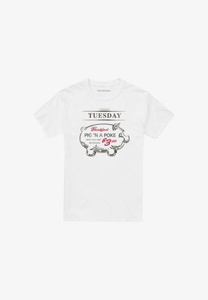 DC COMICS - SUPERMAN, SUPERNATURAL PIG N POKE - Print T-shirt - white
