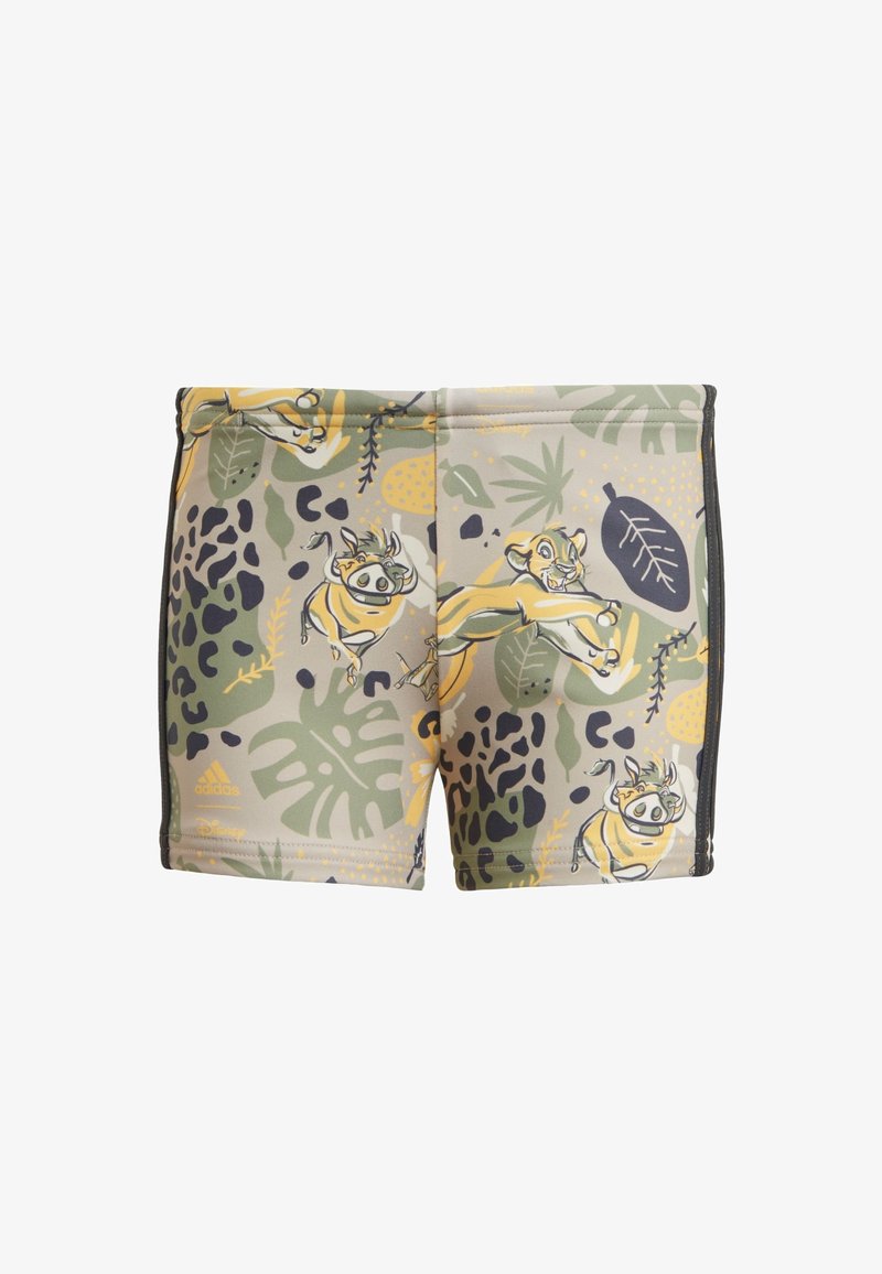 adidas Sportswear DISNEY LION KING - Pantalón de baño - beige semi spark tent green carbon