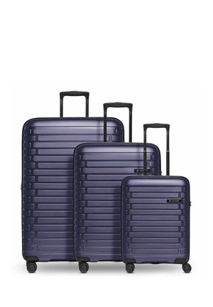 COLLECTION THE THREE SET 3-TEILIG MIT DEHNFALTE - Kofferset - purple-metallic