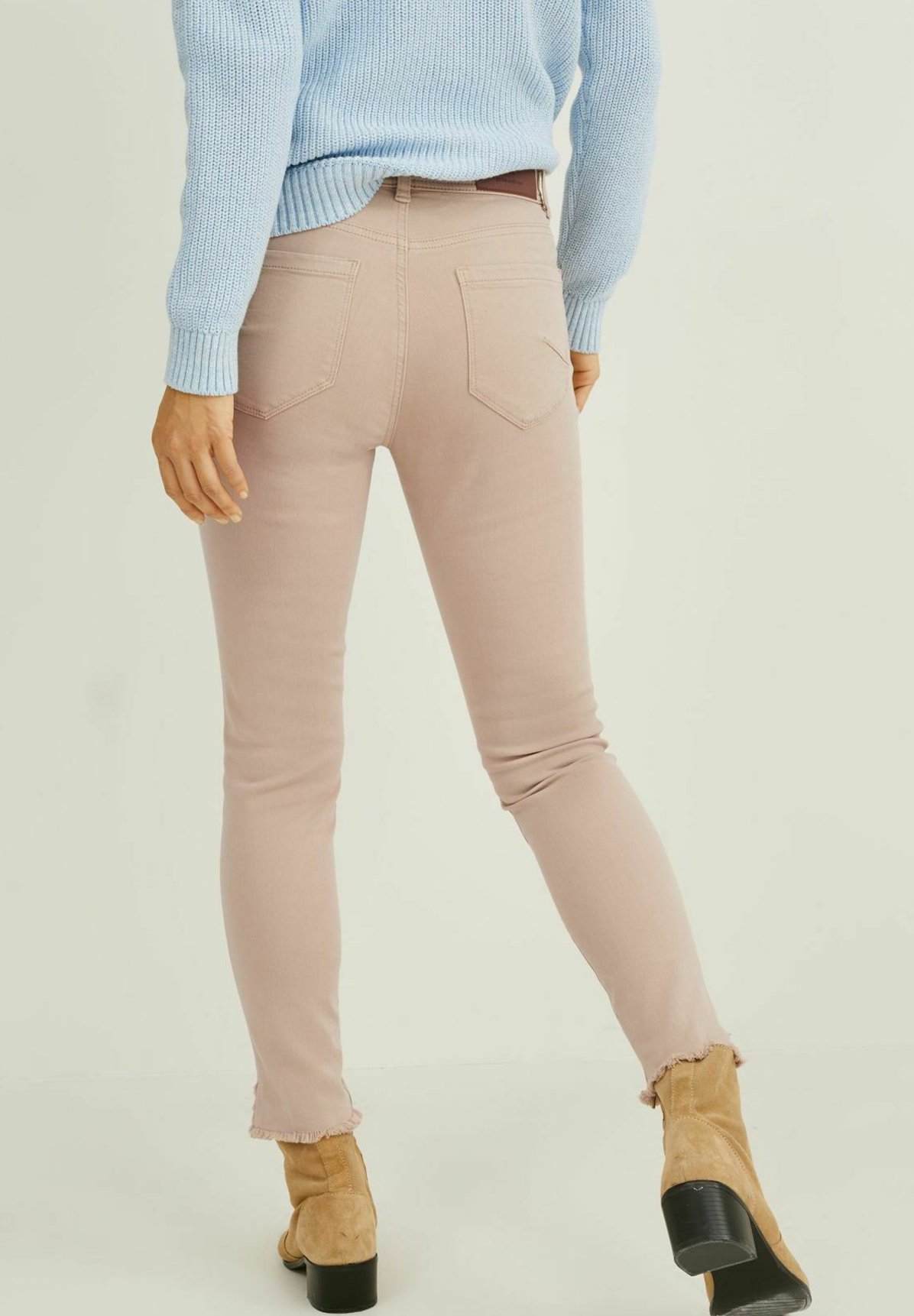 C\u0026A Jeans Skinny Fit - taupe - Zalando.de