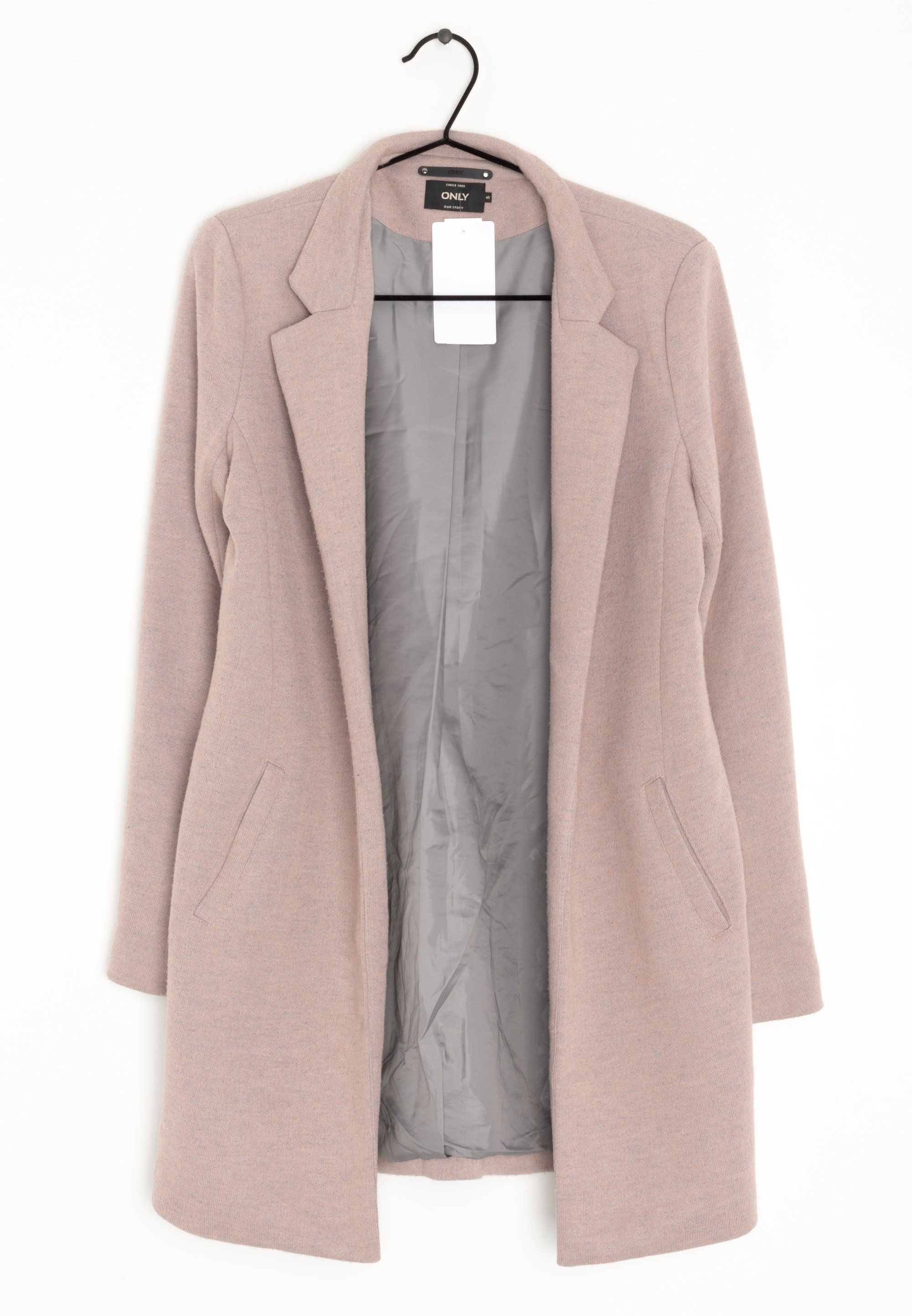 Blazer Kurzmantel Rosa Only Mantel Only Wolljacke Rosa ONLY