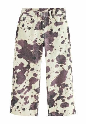 WIDE LEG - Relaxed fit -farkut - cow print