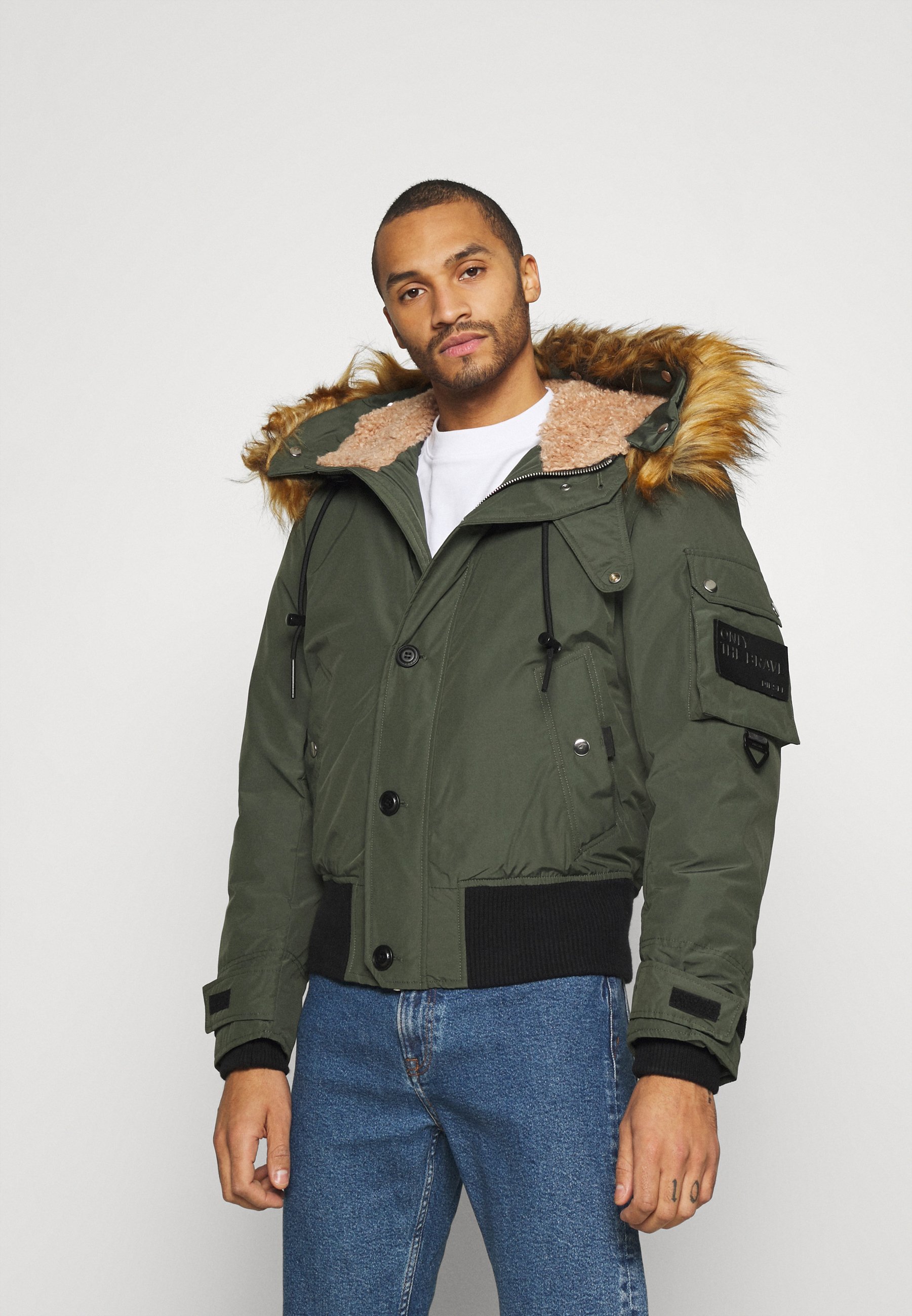 diesel olive green jacket