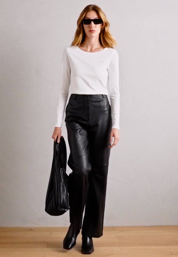 LONG SLEEVE ROUND NECK SOLID - Long sleeved top3