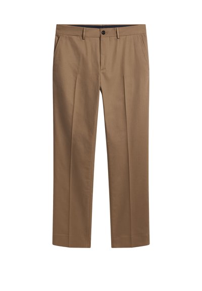 J.LINDEBERG TWILL - Tygbyxor - walnut