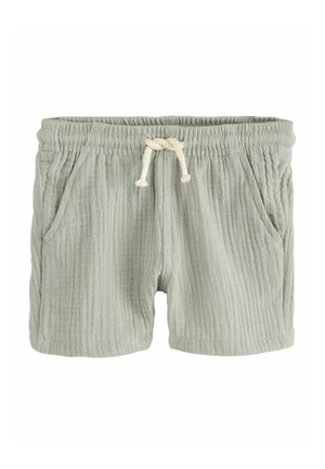 Next, REGULAR FIT - SOFT TEXTURED PULL ON  - Shorts - sage green