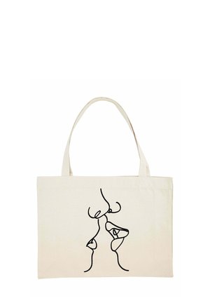 KISS PRINT - Cabas - off white