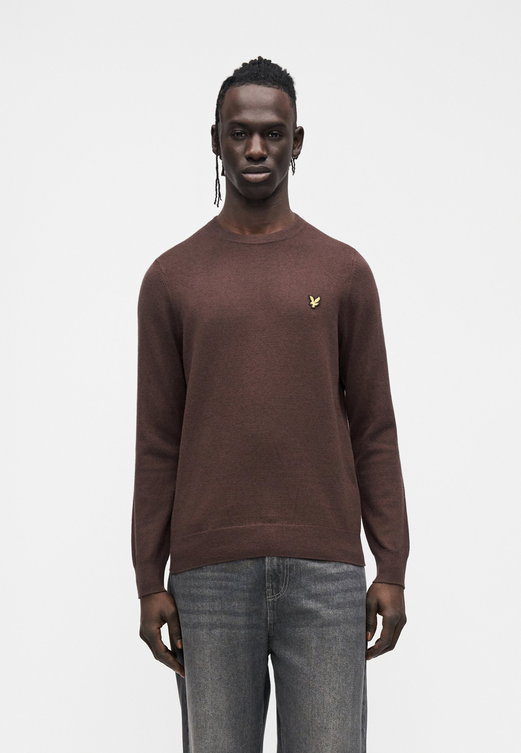 Lyle & Scott CREW NECK - Jumper - espresso/brown - Zalando.co.uk