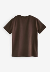 Next SHORT SLEEVE - T-Shirt basic - chocolate brown