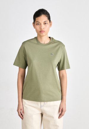 Lacoste Camiseta básica - khaki