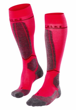 FALKE SK4 ENERGIZING LIGHT SKIING LIGHT CUSHIONING - Kniekousen - rose