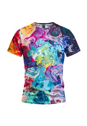 Print T-shirt - blue
