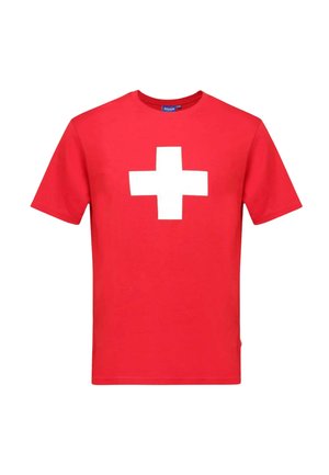 HELVETICA - T-Shirt print - rouge