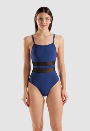 MESH EQUALS BACK B - Baddräkt - navy