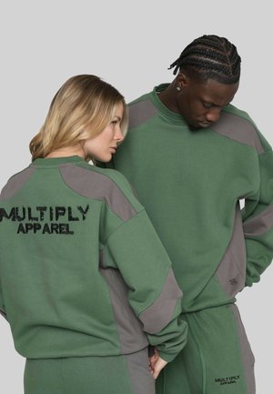 OVERSIZE ARMOURED - Bluză de molton - myrtle