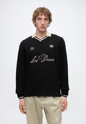 Les Deux WAFFLE LS FOOTBALL JERSEY - Pullover - black