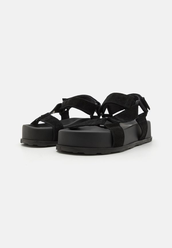 SPORTY - Platform sandals - nero2