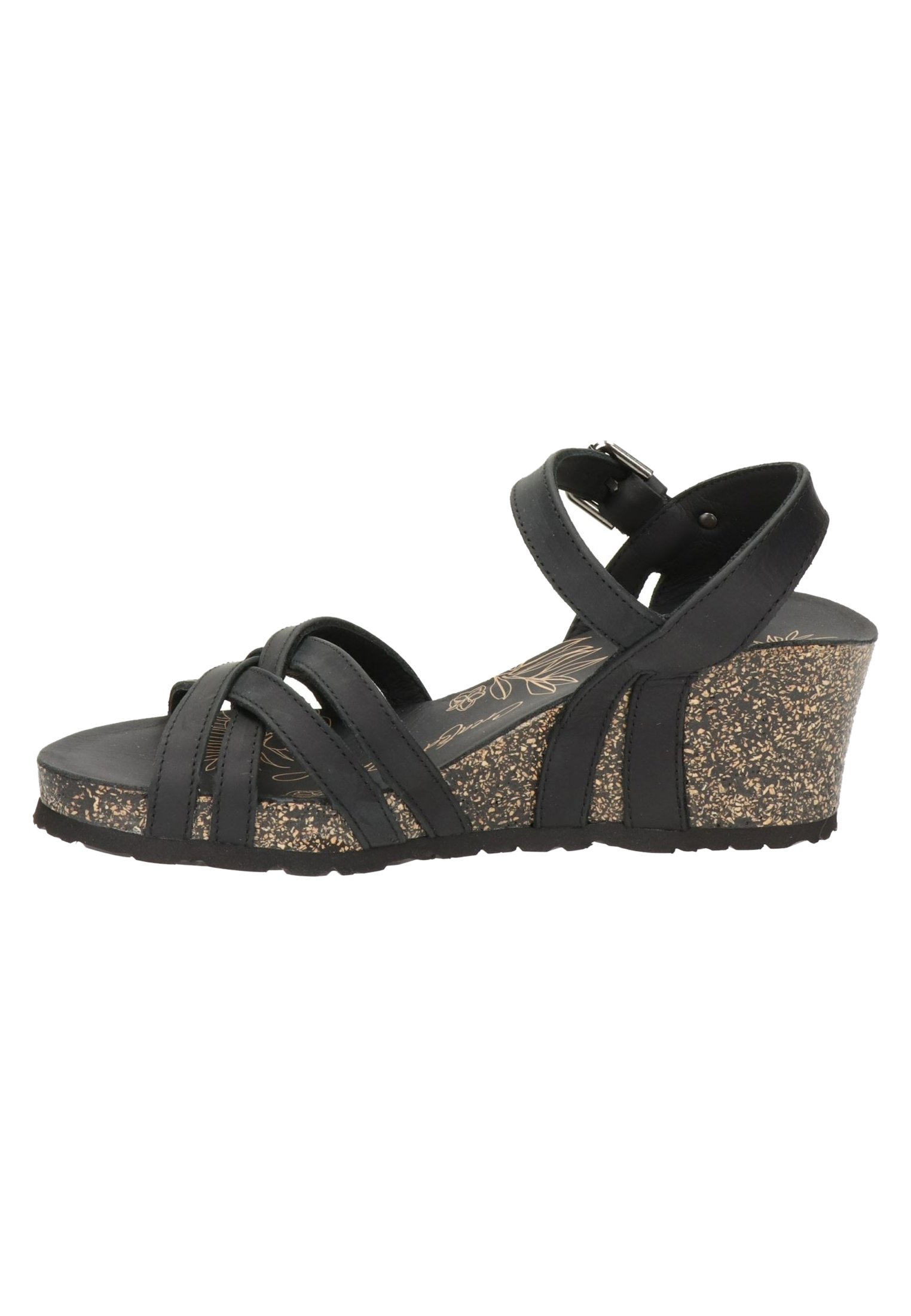 Panama Jack Sandalen met plateauzool - zwart/Zwart - Zalando.nl