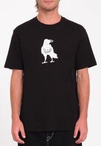 ISSAM CROW - T-Shirt print - black
