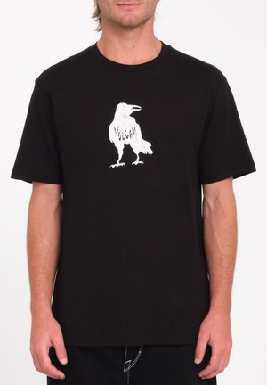 Volcom ISSAM CROW - T-Shirt print - black