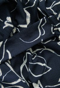Next LONG SLEEVE BELTED PETITE - Overal - navy blue swirl print
