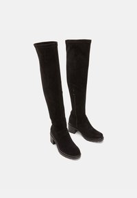 Bata Stivali con plateau - schwarz