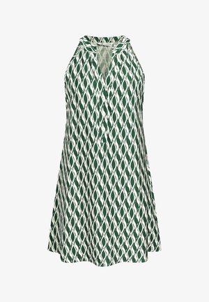 Cupshe, CHIC GEOMETRIC PRINT SLEEVELESS SHIFT - Freizeitkleid - olive beige