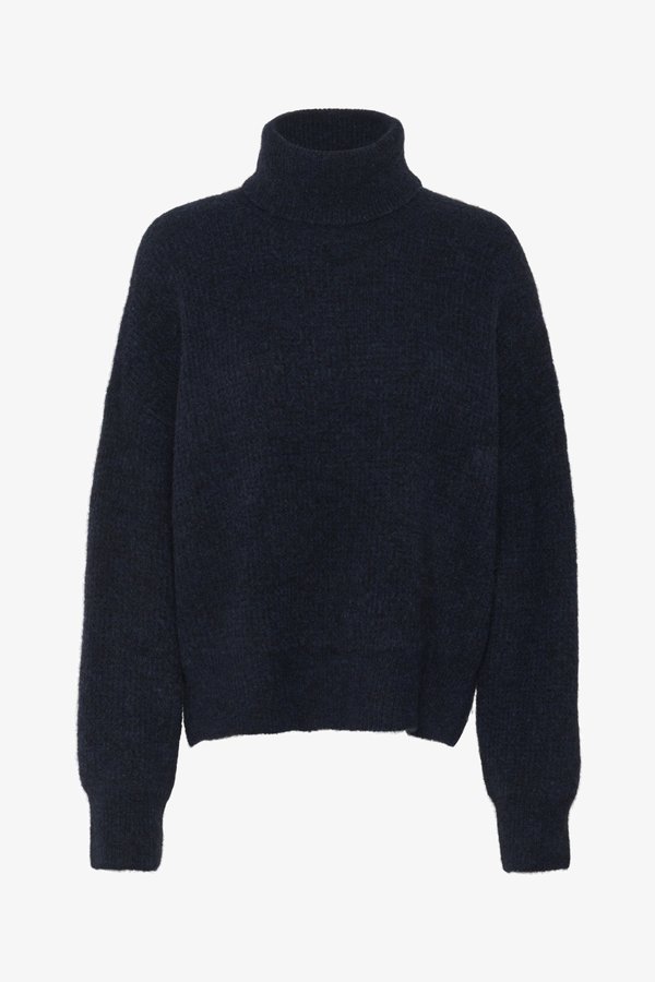 ALPHA ROLLNECK - Jumper - indigo3