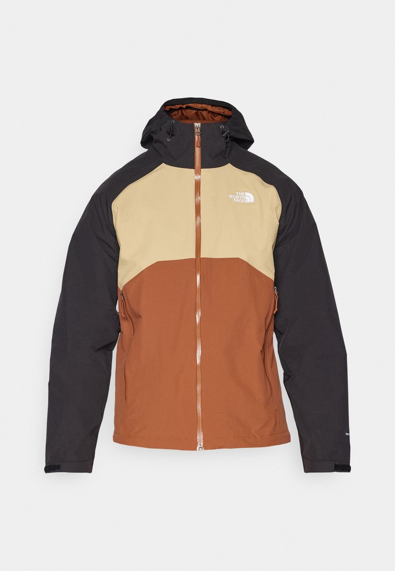 The North Face MENS STRATOS JACKET - Hardshelljacke - stone brown 