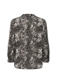 Kaffe LINDA AMBER  - Bluza - black grey abstract graphic