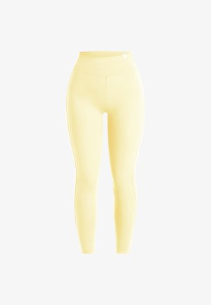 Smilodox, HIGH WAIST LEGGINGS RAVELA - Tights - gelb