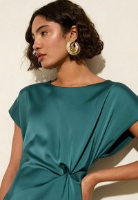 Friends Like These REGULAR FIT - GROWN ON SLEEVE KNOT DETAIL - Maksimekko - teal blue