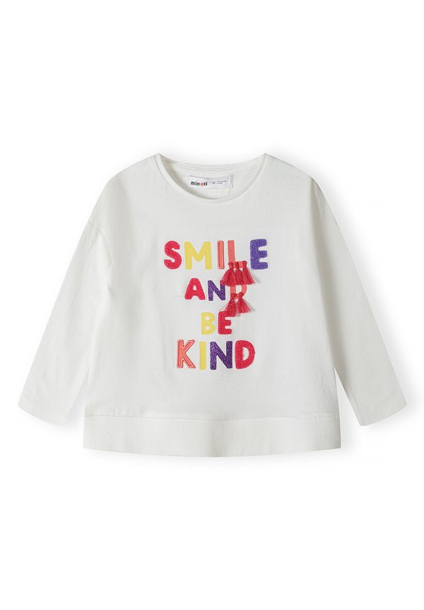 FLARED CREW NECK - Langarmshirt - cream